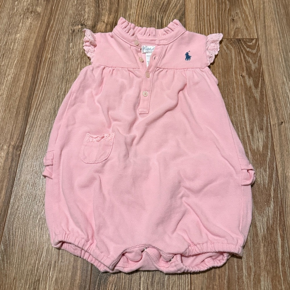 Ralph Lauren Baby Girls Romper